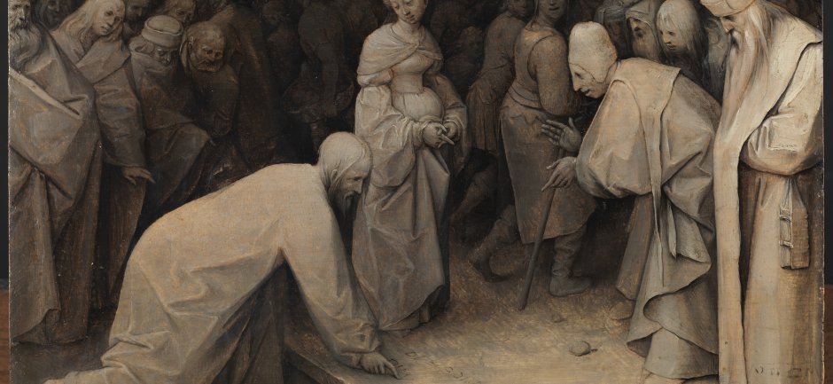 Bruegel the Elder - Christ and the woman taken in adultery_Samuel Courtauld Trust