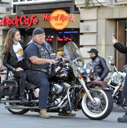 Hard Rock Cafe | Harley Davidson bikers descend on Hard Rock Cafe