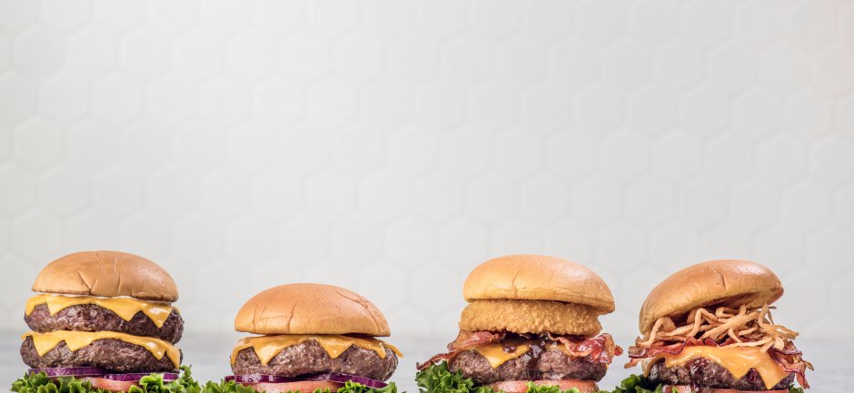 Legendary Steak Burgers - 4 Burger Line-up